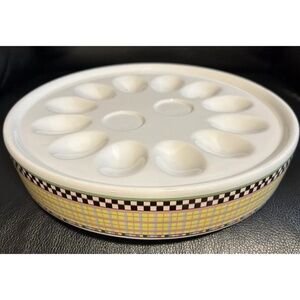Deviled Egg Plate by Sakura, Perfect for Parties, Picnics, Gatherings